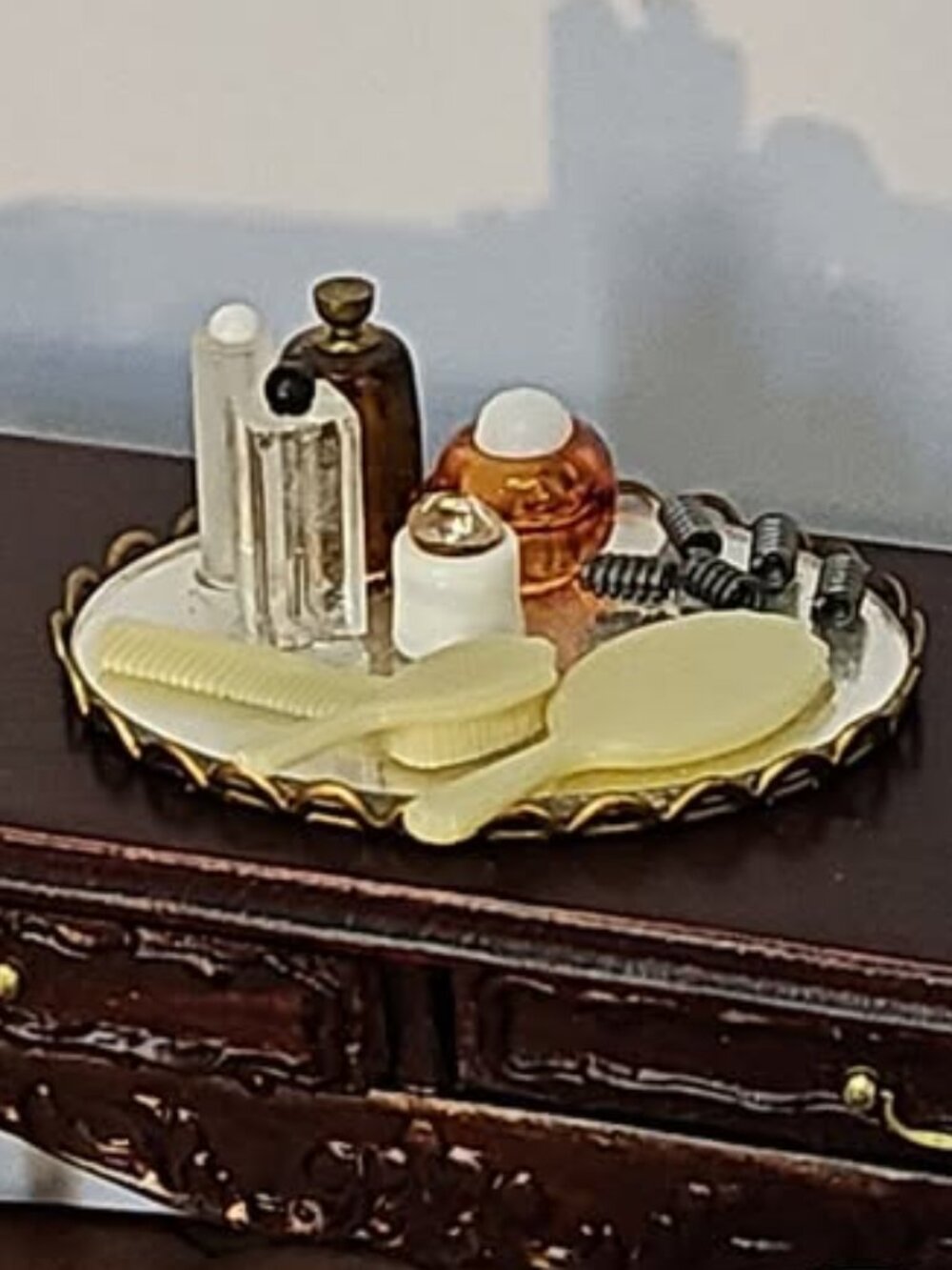 Dollhouse Miniature Vanity Tray 1:12 Scale